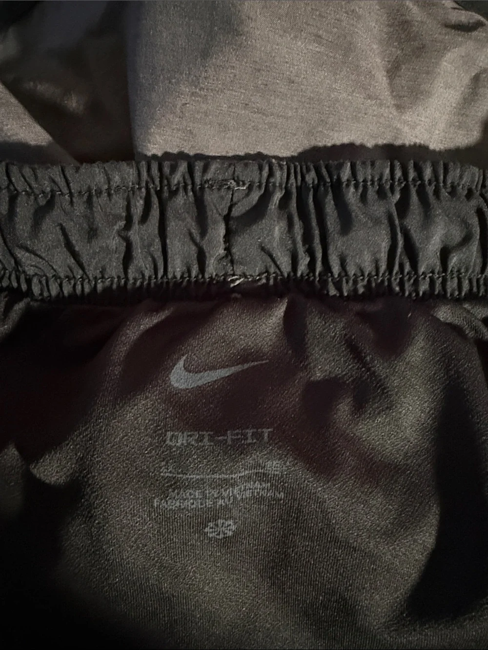 Nike Women's Black Athletic Shorts with Reflective Swoosh